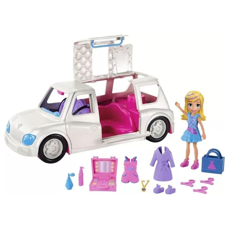Juguete Polly Pocket Con Limusina De Lujo Y Accesorios-3