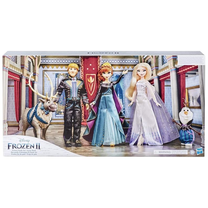 Juguete Set Figuras Escena Final Frozen II Con Accesorios Disney-0
