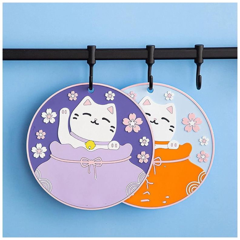 Posavasos 16cm Antideslizante Diseño Naranja-4