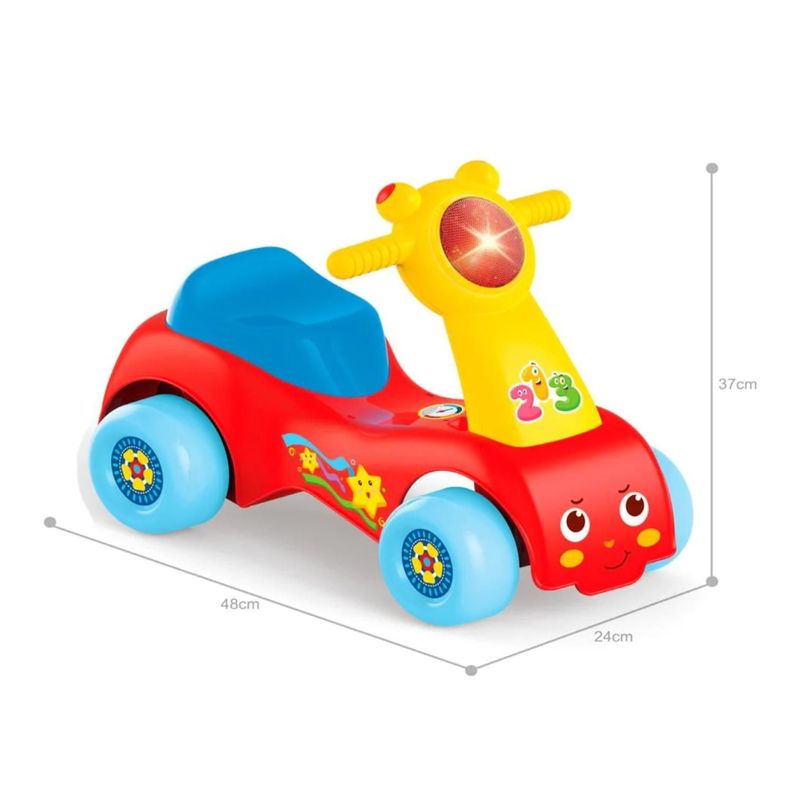 Auto Andadera Musical Con Luces Rider Priori-2