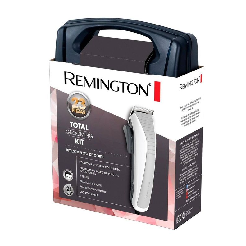 Maquina Cortadora De Cabello Pelo 23 Piezas Blanco HC4050 Remington-2