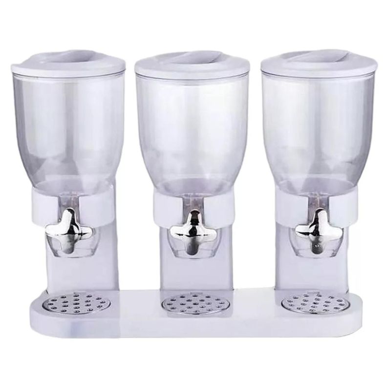 Maquina Dispensadora Triple Cereales Contenedores Hermeticos-0