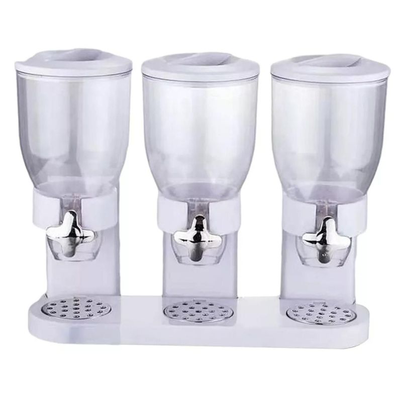 Maquina Dispensadora Triple Cereales Contenedores Hermeticos-1