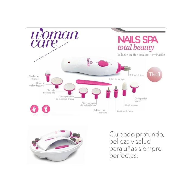 Set De Manicure 11 Accesorios Blanco Nail Spa BVT Gama-3