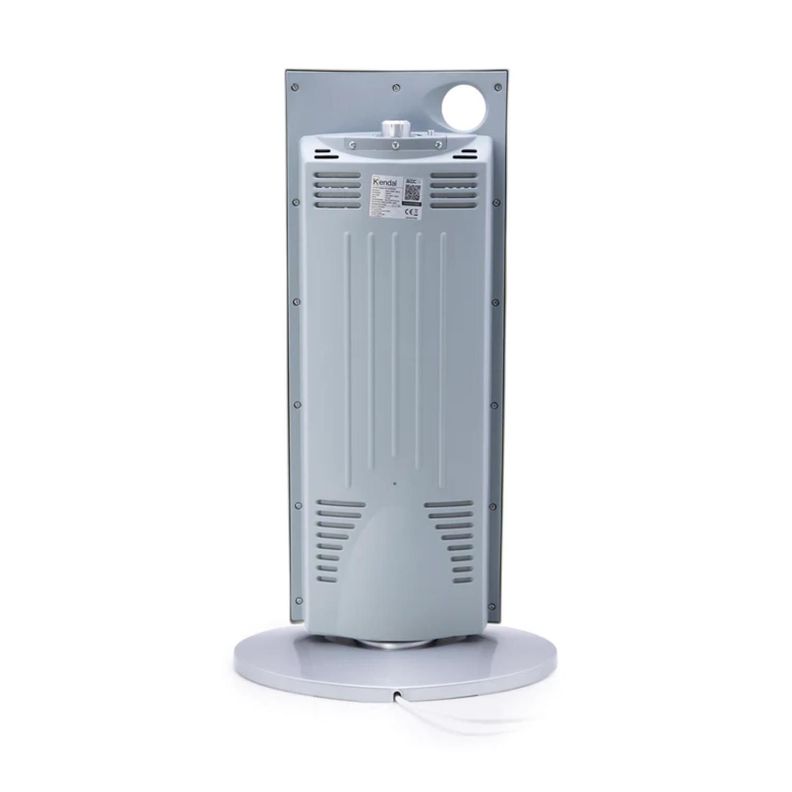 Estufa Calefactor Electrica Fibra De Carbono 1000W Gris NSB-120K5-2