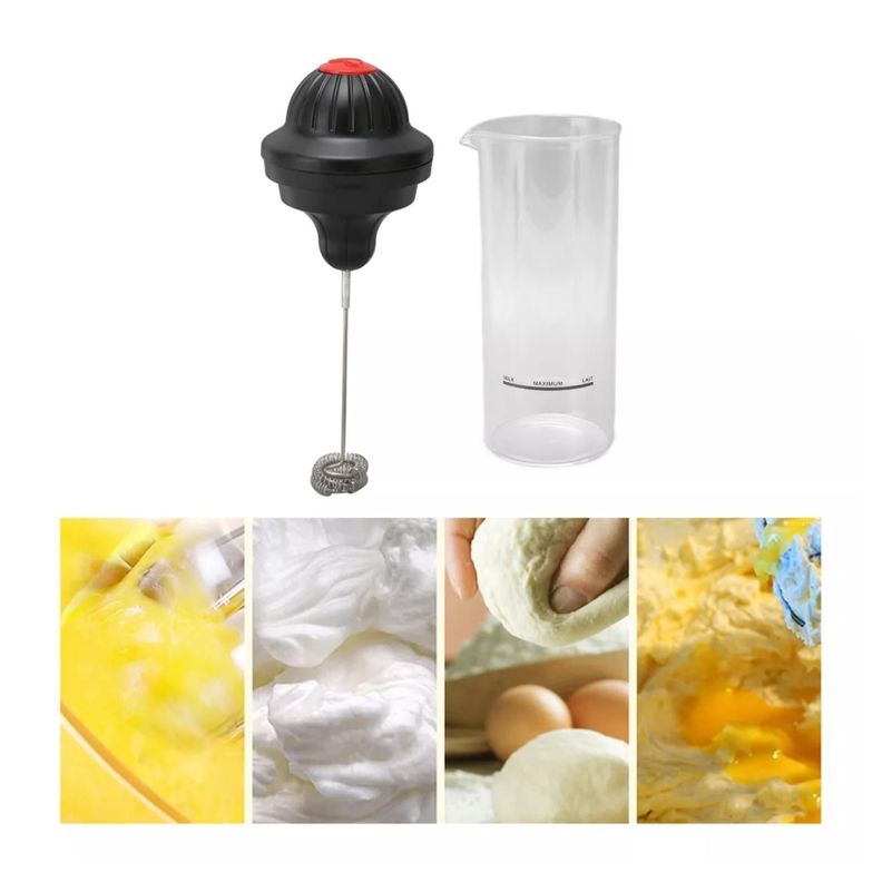 Espumador De Leche Portatil Recargable USB-5