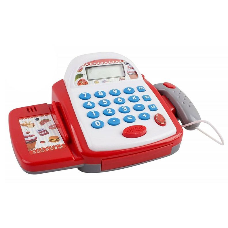 Juguete Caja Registradora Con Accesorios Y Sonidos Infantil-0