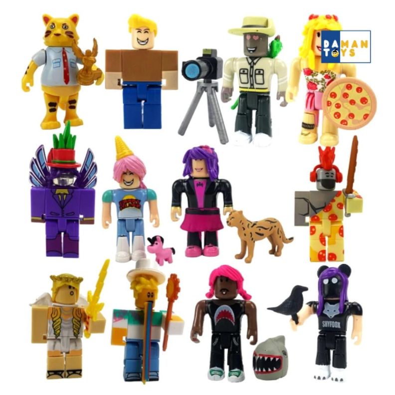 Juguete Set 12 Figuras Roblox 7Cm Serie 2 Pizza Accesorios-2