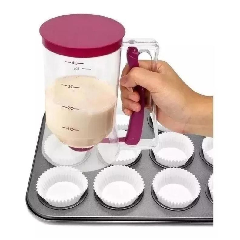 Dispensador Y Medidor De Masa Manual Para Cupcakes Queques-1
