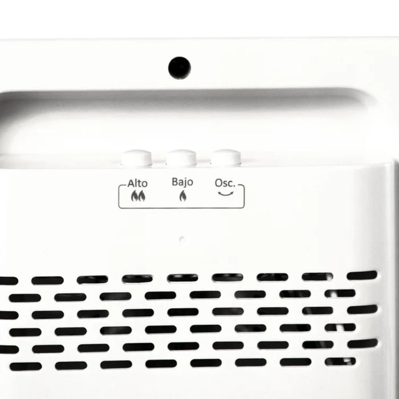 Estufa Calefactor Fibra De Carbono 1800W 2N Blanco KFC-90D1 Kendal-3