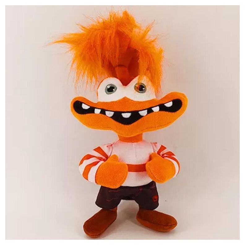 Juguete Peluche Ansiedad 30cm Naranja Felpa Infantil-2