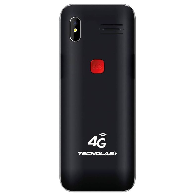 Telefono Senior Adulto Mayor 4G Negro Doble SIM Card TL487-3