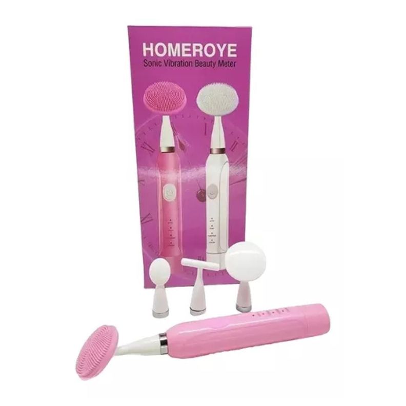 Masajeador Limpiador Facial 4 En 1 Ultrasonico Accesorios-5