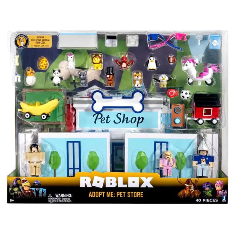Juguete Tienda De Mascotas Veterinaria 40 Piezas Roblox-0