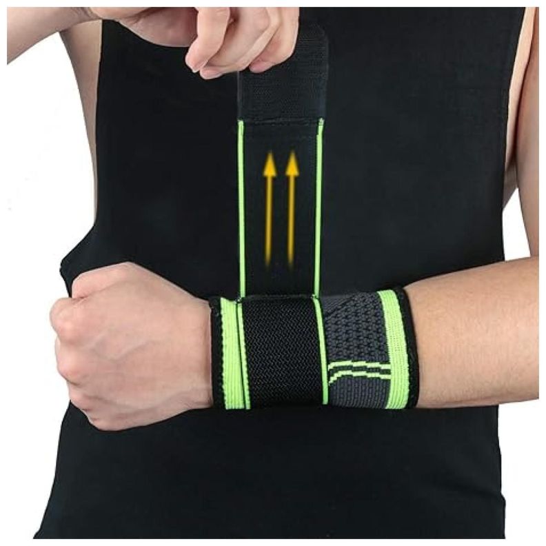 Muñequera Deportiva Elastica Compresion Cuidado Lesion-3