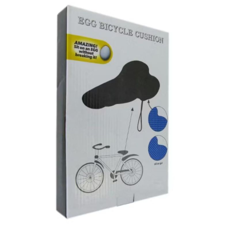 Funda De Cojin Sillin Ergonomico Acolchado Gel Para Bicicleta-0