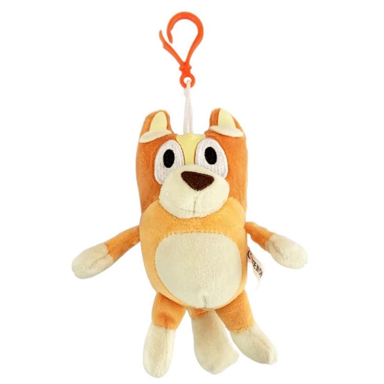 Juguete Pack 6 Peluches Llaveros Familia Bingo 13cm Infantil-1