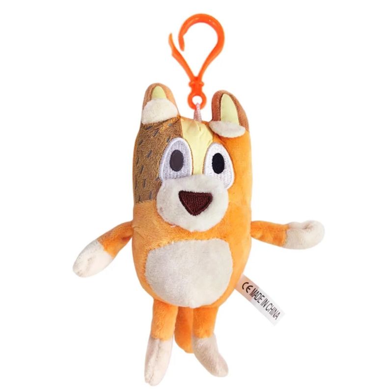 Juguete Pack 6 Peluches Llaveros Familia Bingo 13cm Infantil-3