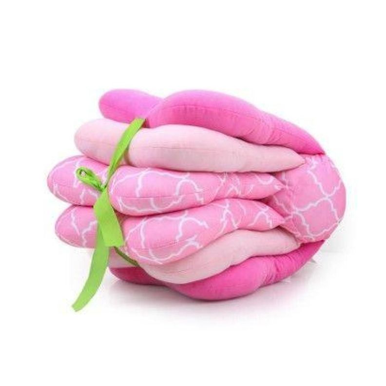 Almohada Cojin Para Lactancia Amamantar Infantil Rosado-2