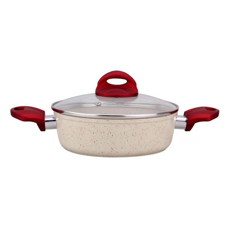 Olla Arrocera Marmoleada 26cm 4800ml Antiadherente Arte Andino-1