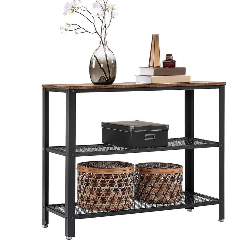 Mueble Recibidor Estilo Industrial Arrimo Farum 80x101x35cm-1