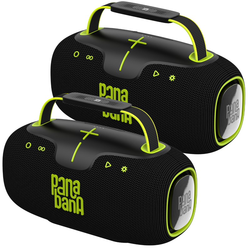 Pack 2x - Parlantes Bluetooth Panabana Bombum 60w BSP4570X2 Negro