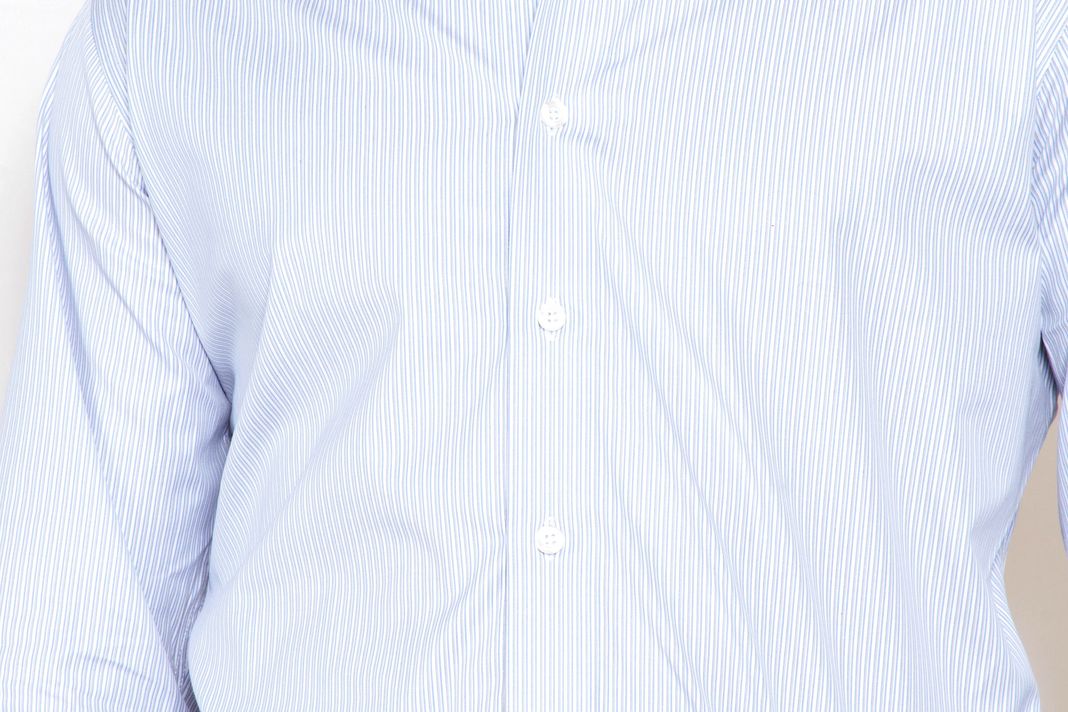 Camisa Premium Líneas Azul y Gris-2