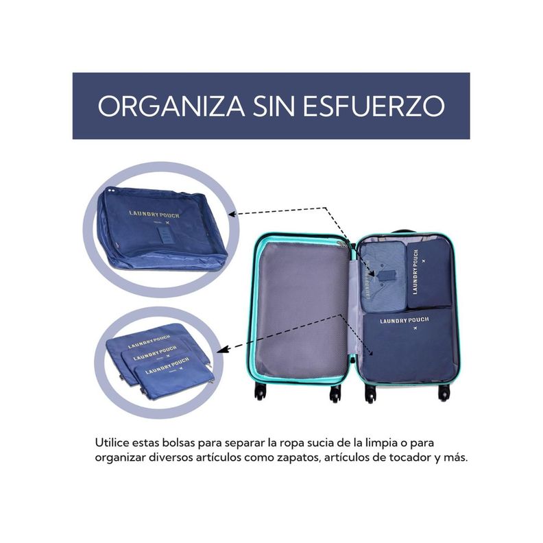 6 Organizadores Para Maletas-2