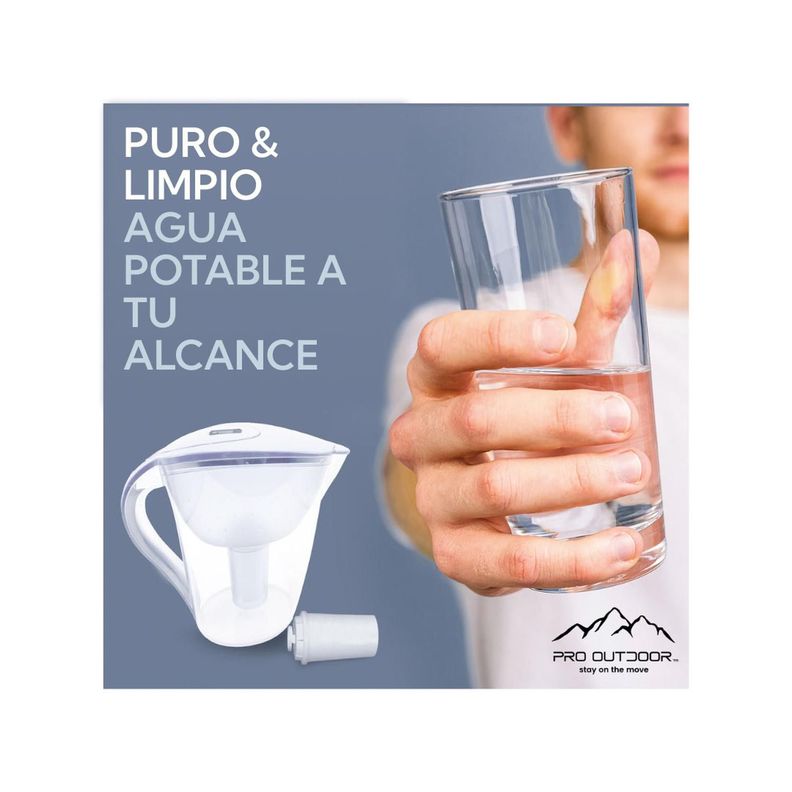 Jarra Purificadora De Agua Bianca Home 3.8 Litros-Blanco-3