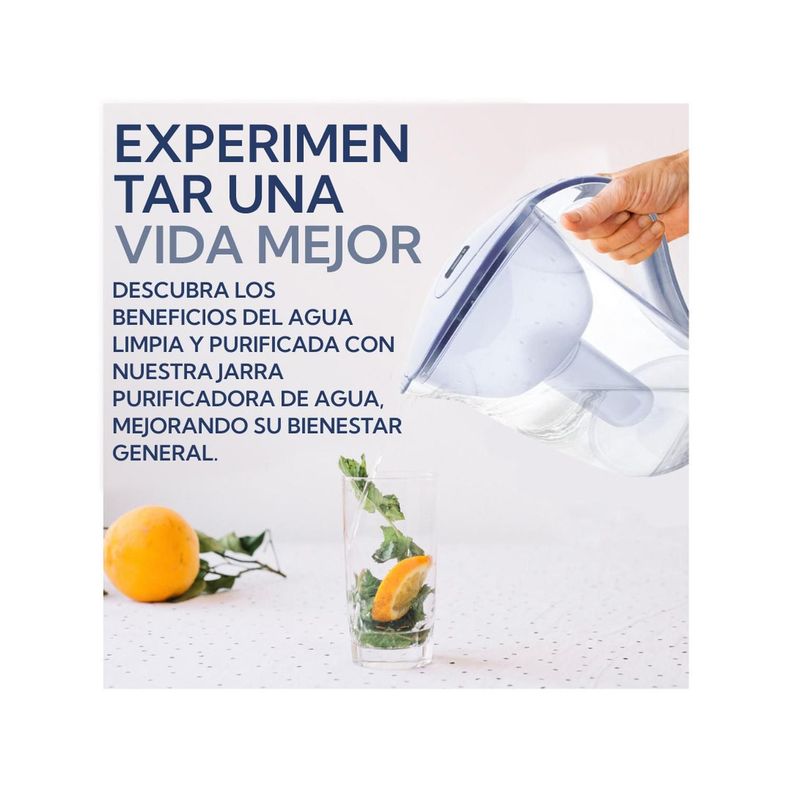Jarra Purificadora De Agua Bianca Home 3.8 Litros-Blanco-4
