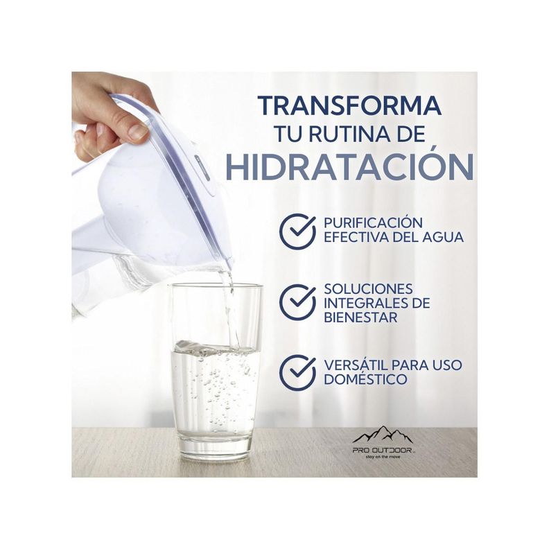 Jarra Purificadora De Agua Bianca Home 3.8 Litros-Blanco-6