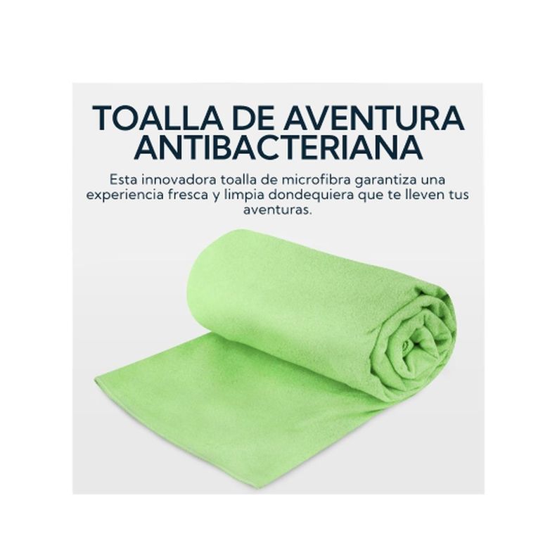 Toalla Microfibra Suede Verde-4