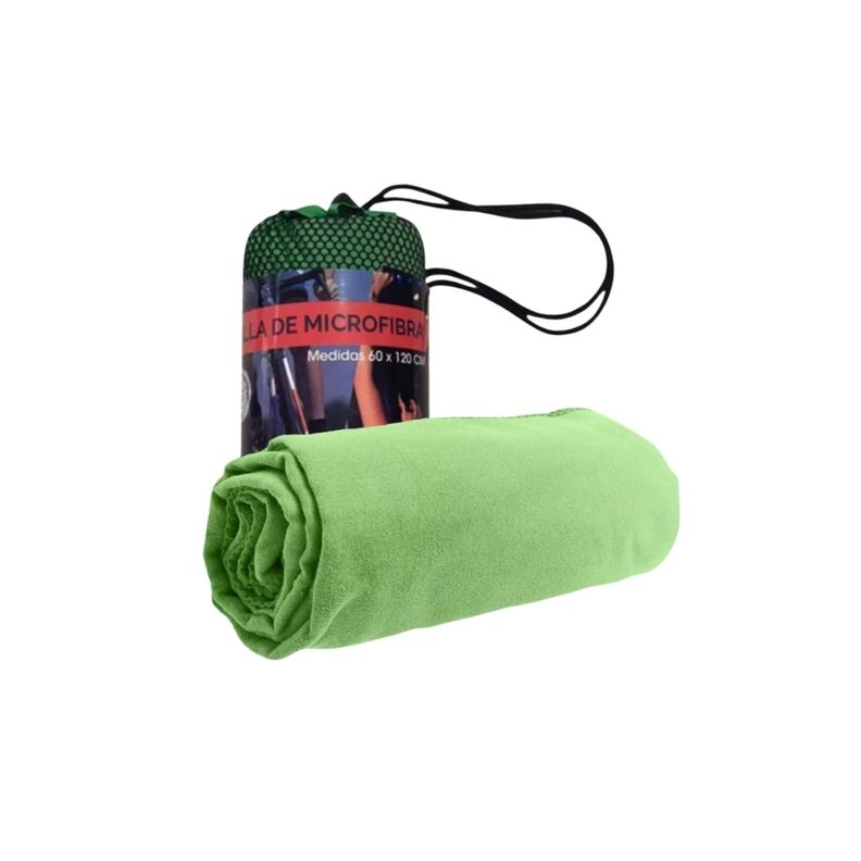 Toalla Microfibra Suede Verde-0
