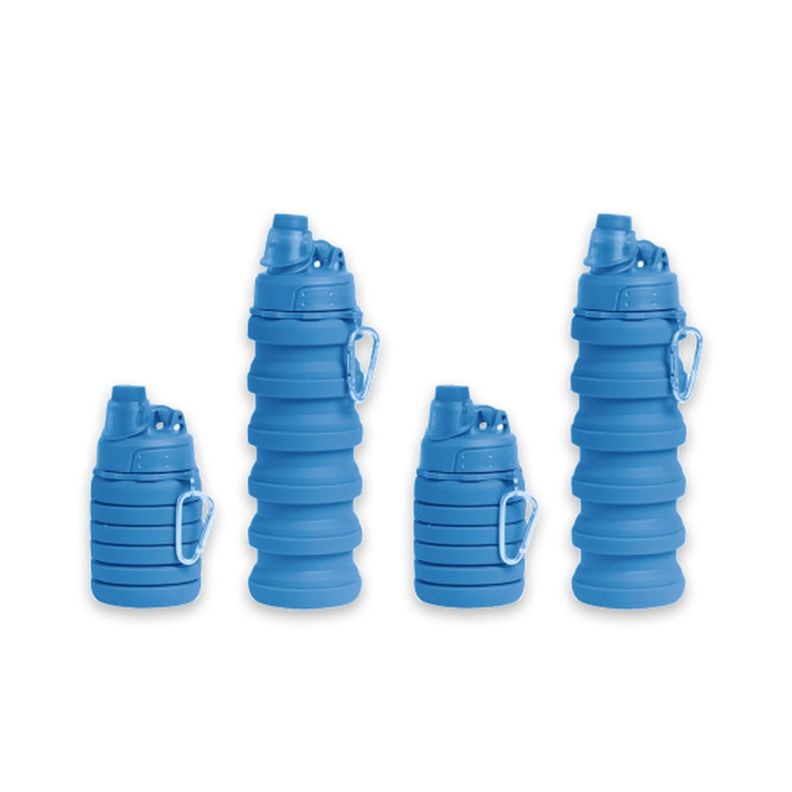 Pack 2 Botellas Plegable Azul-0