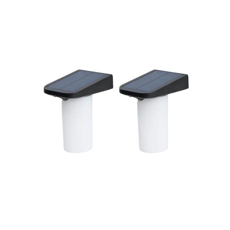 2 Unidades Aplique Solar vertical Sin Base Contra Agua Con Sensor De Movimiento-0