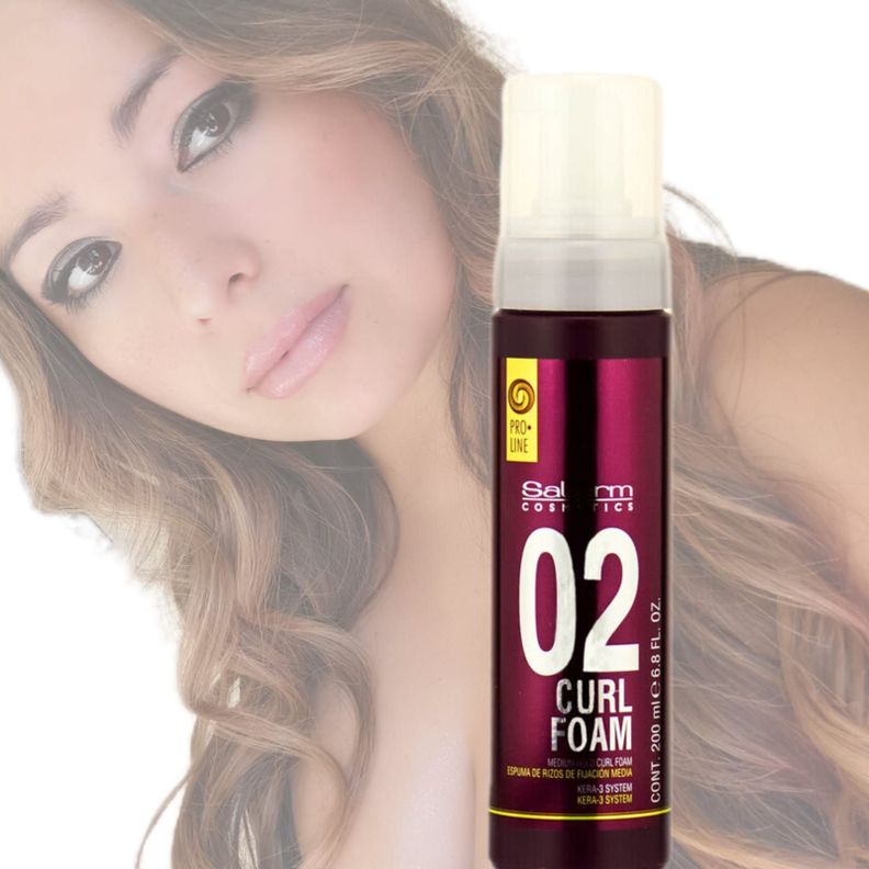 salerm espuma de rizos fijacion media 02 curl foam 200ml-1