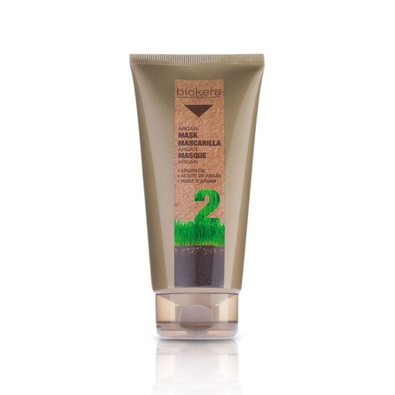 Salerm Kit Pro Shampoo +mascarilla Biokera Terciopelo Argan-2