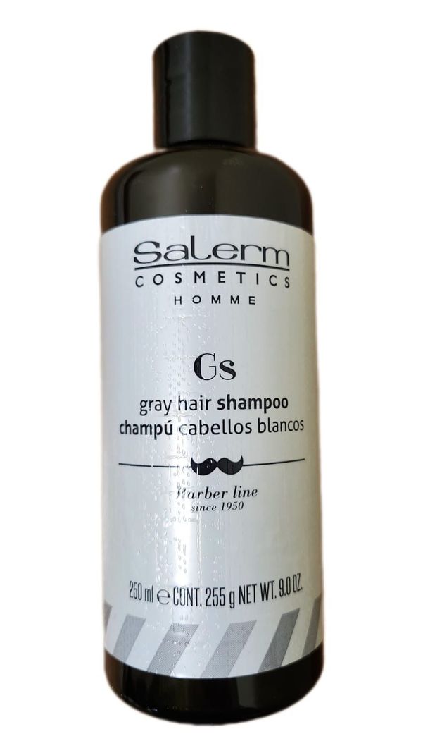 Salerm Hombre Shampoo Cabellos Blancos Matizador 250ml-0