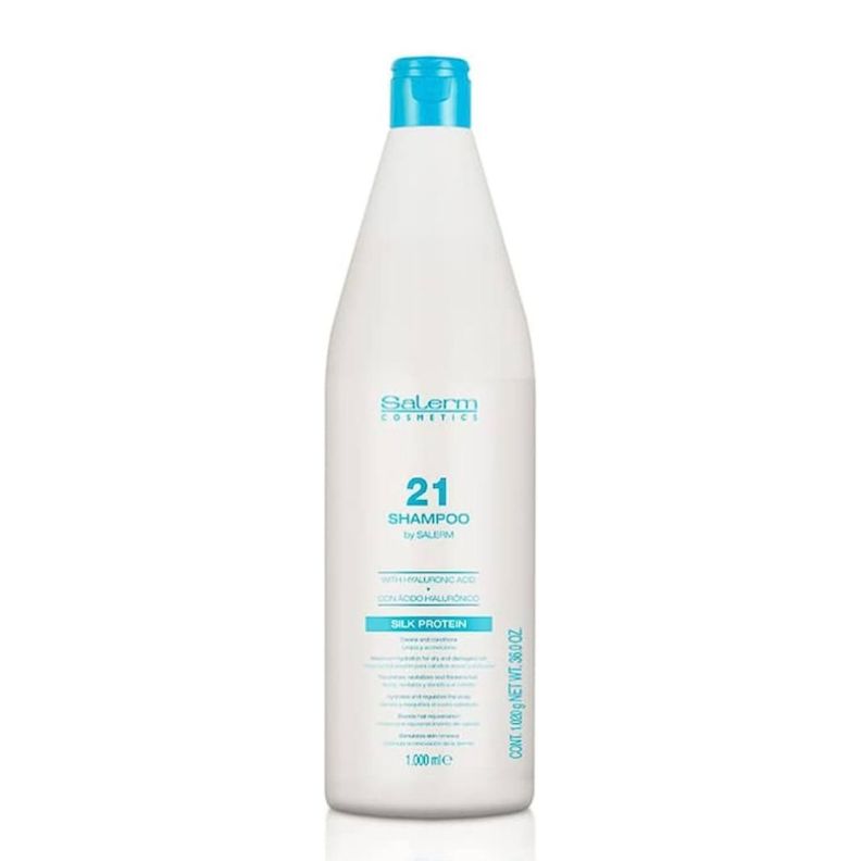 Salerm 21 Shampoo 1.000ml Y Mascarilla Silk Proteina 1.000ml-2