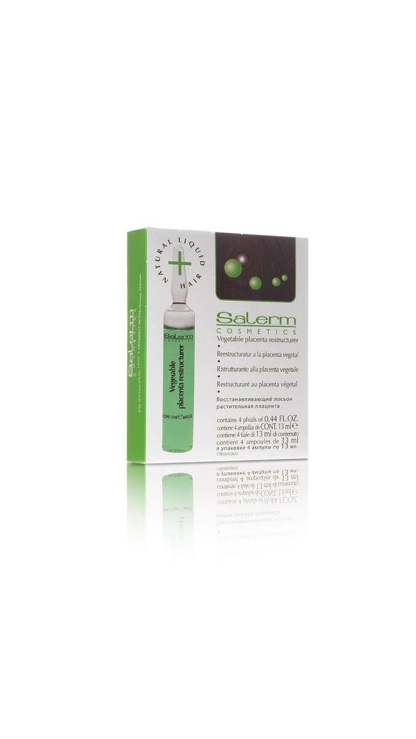 Salerm Ampollas Reestructurantes Placenta Vegetal (4x13ml)-0