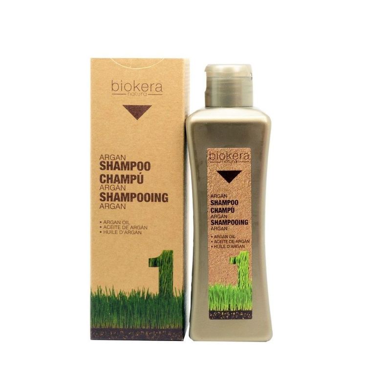 Salerm Cosmetics Shampoo Biokera Terciopelo Argan 300ml-1