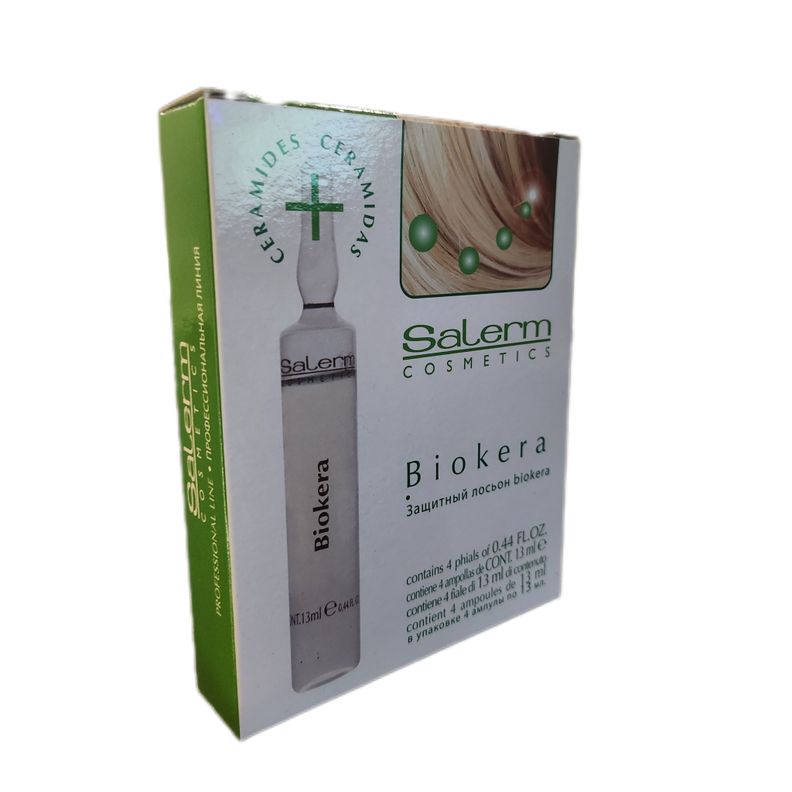 Salerm Ampollas Capilares Biokera reparacion (4 x 13ml)-1