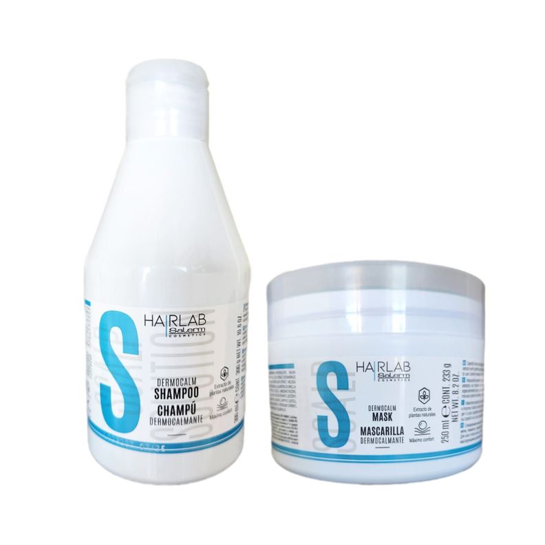 Salerm Shampoo 300ml Y Mascarilla Dermocalmante 250ml-0
