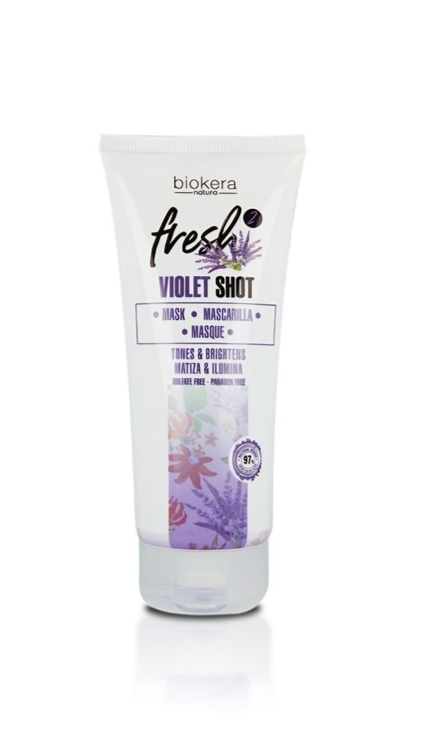 salerm violet shot kit shampoo y mascarilla poder matizador 8/10-2