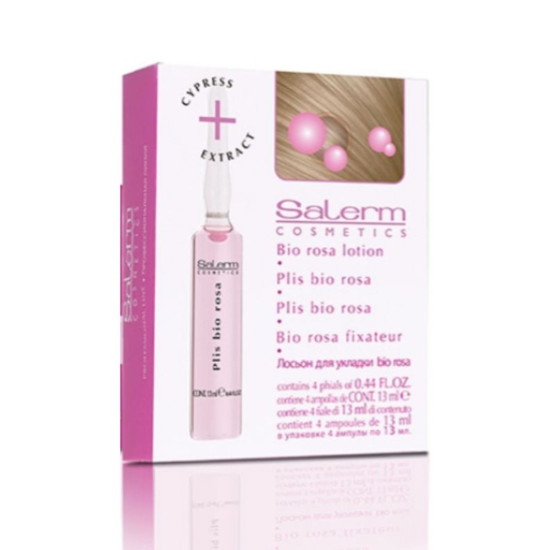 Salerm Ampollas Capilares Plis Bio Rosa (4 Ampollas De 13ml)