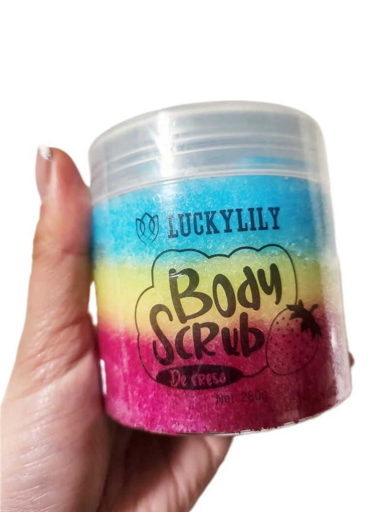 Luckilily Exfoliante Corporal Body Scrub Fresa Hidrata 280g-0