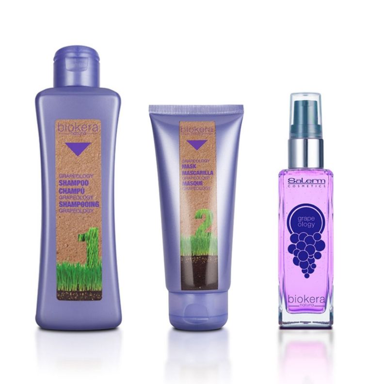 salerm kit grapeology shampoo + mascarilla + serum -0