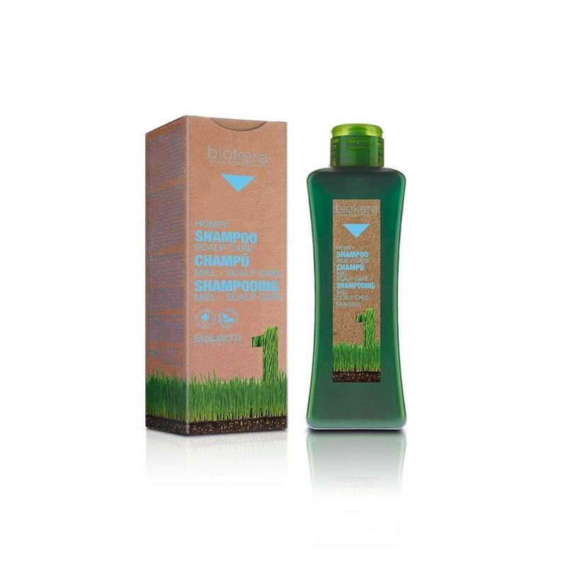Kit Shampoo Mascarilla Y Aceite Miel Ancestral Caspa Salerm-1