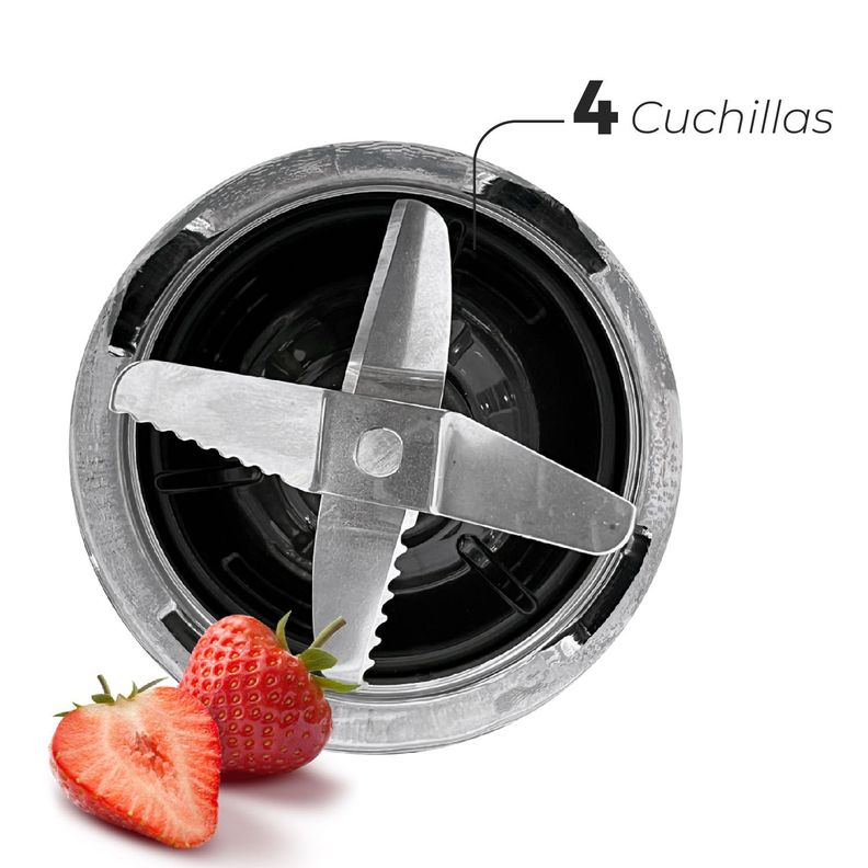 Licuadora Smart System Kitchen-it 1200W - 10 Velocidades-4
