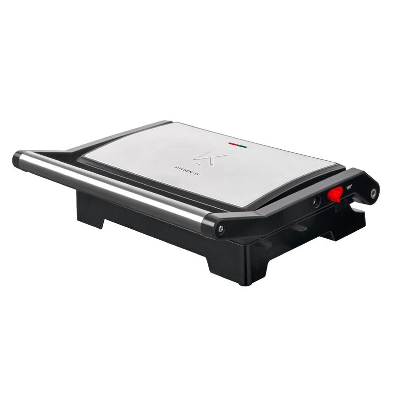 Plancha Panini Kitchen-It Superficie Plana Master Edition-0
